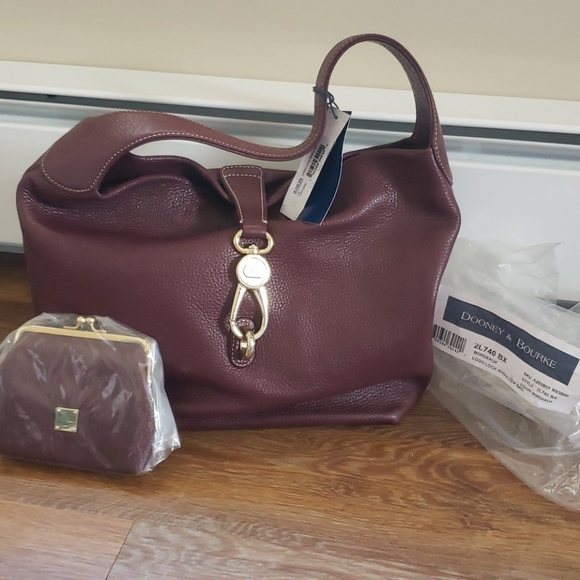 Dooney & Bourke Handbags - Dooney & Bourke Logo Lock Shoulder Bag